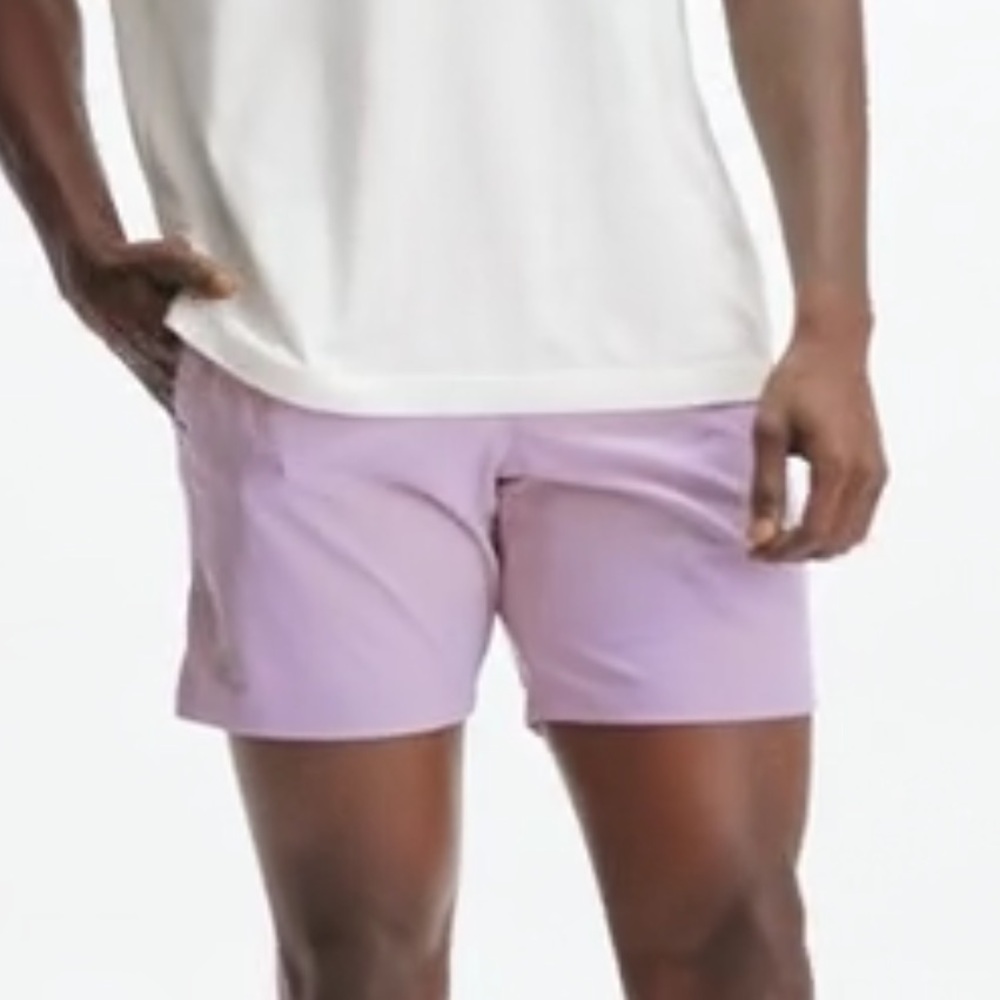 Men's Fabletics Purple Fundamental Activewear Athletic Mesh Lined Shorts 2X